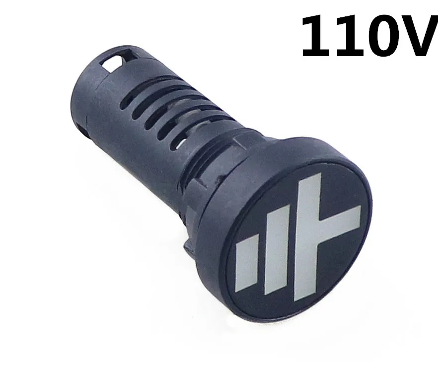 AD16-22W/D/G/N квадратный высокой яркости двухцветный индикатор положения лампы - Цвет: 110V