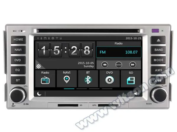 Автомобильный DVD GPS WITSON для HYUNDAI SANTA FE/ELANTRA с защитным экраном + 1080P DSP WiFi 3G DVR хорошая
