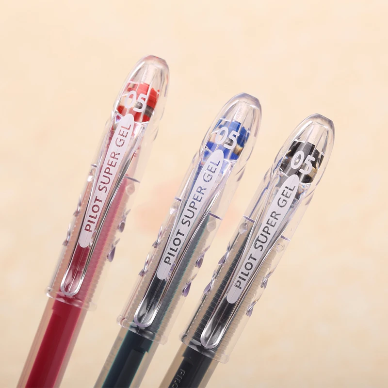 Японская гелевая ручка PILOT Super Gel Pen 0 5 мм идеально подходит для осмотра и офиса