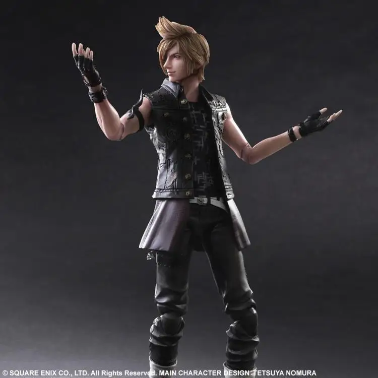 Экшн-фигурки Final Fantasy Prompto Play Arts Kai ПВХ игрушка 25 см аниме модель для фильма XV Playarts |