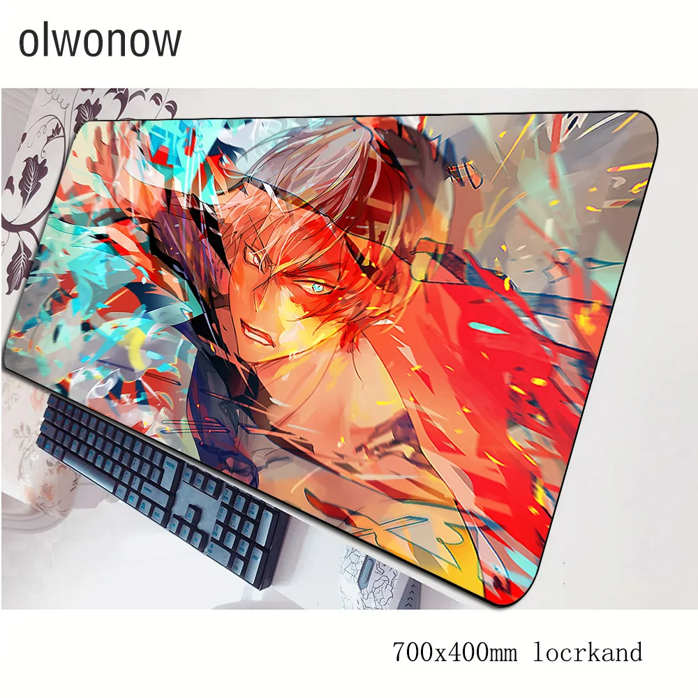 

my hero academia mousepad 700x400x3mm gaming mouse pad gamer mat laptop computer desk padmouse keyboard Personality play mats