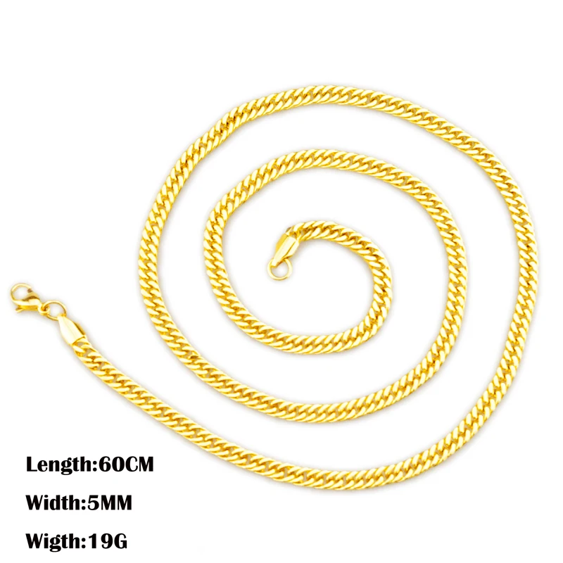 Ожерелья цепочки ожерелья золотого цвета горячая Распродажа длинные из