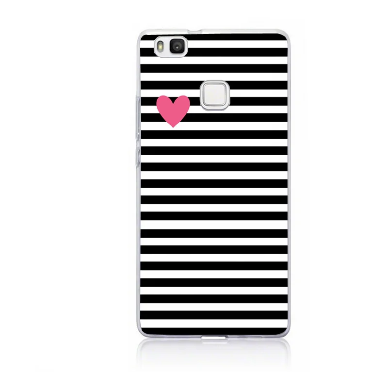Fashion Cover For Huawei P20 Lite Case Soft TPU Love Heart Painting Back Mate 10 P10 P8 2017 P9 Mini |