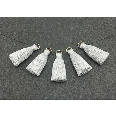 CHENGRUI L103, 3 см, с кисточками, Хлопковое платье-майка с бахромой и кисточками, ювелирные изделия, аксессуары, diy аксессуары, серьги материалы, 10 шт./пакет - Цвет: L10316