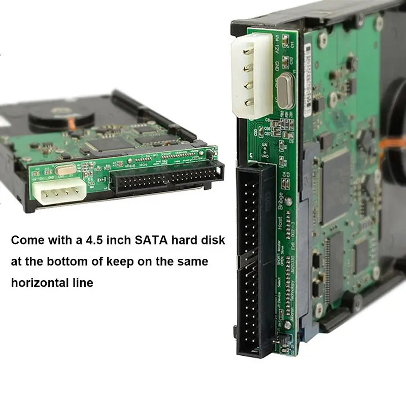 7 + 15Pin 2 5 Sata Female To 3 Inch Ide конвертер адаптеров Male 40 Pin Port для Ata 133 100 Hdd Cd Dvd Serial|Платы