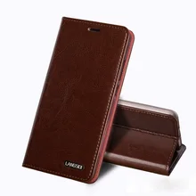 Leather Flip Phone Case For Xiaomi Mi 5 6 8 A1 A2 Max 2 3 Mix2s case Oil wax skin Cover For Redmi Note 4Pro 4X 4A 5 5A Plus Case