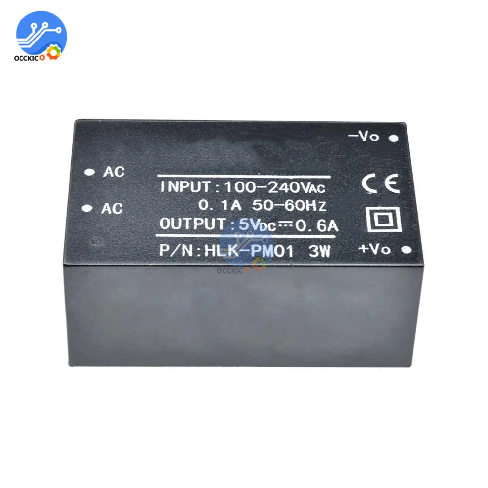 HLK-PM01 HLK-PM03 HLK-PM12 220V 5V/3 3 V/12V для ступенчатого понижения Питание модуль | Электроника