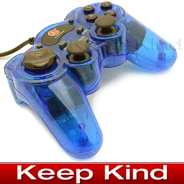 Freeshipping Двойной Контроллер Шок USB PC Gamepad Джойстик Для Win 7/Win 8/Win 10 ALP019 | Электроника