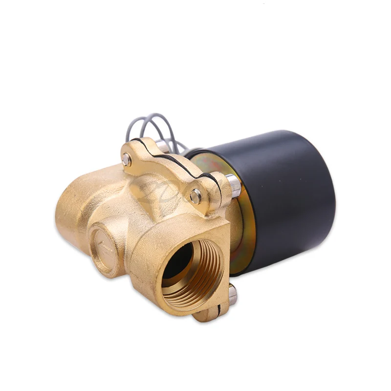 2W025 08 AC220V DC12V DC24V 1/4 &quotЭлектрический электромагнитный клапан Вода Воздух N/C Газ