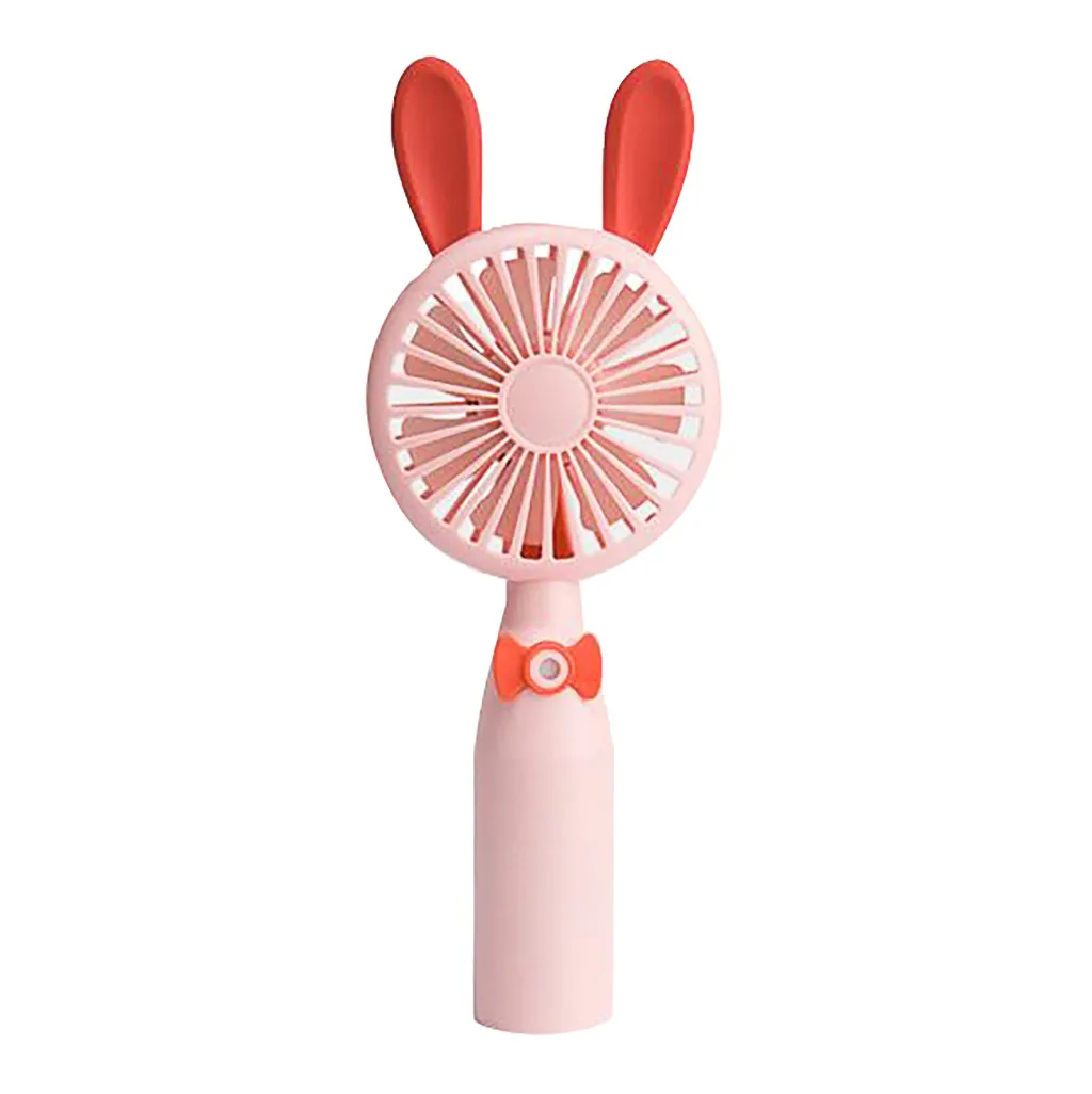 Portable Rechargeable Mini Handheld USB Cooling Fan With Rabbit Ears & Humidifying spray for multiple Cool#25 | Компьютеры и офис