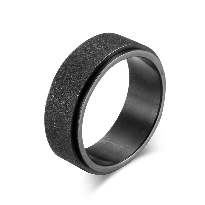 QFJZ144 титановое кольцо с уплотнением вращающееся для мужчин Anello Uomo Taoism Alliance Bijoux