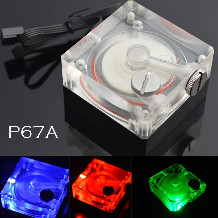 P67A черный G1/4 &quotpwm насос суперпроигрыватель супер тихий корпус компьютера