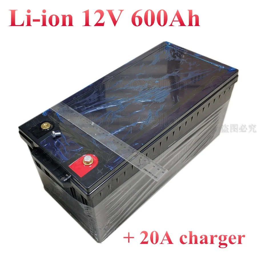 12v 600AH литий ионный аккумулятор комплект батарей глубокого цикла наивысшей