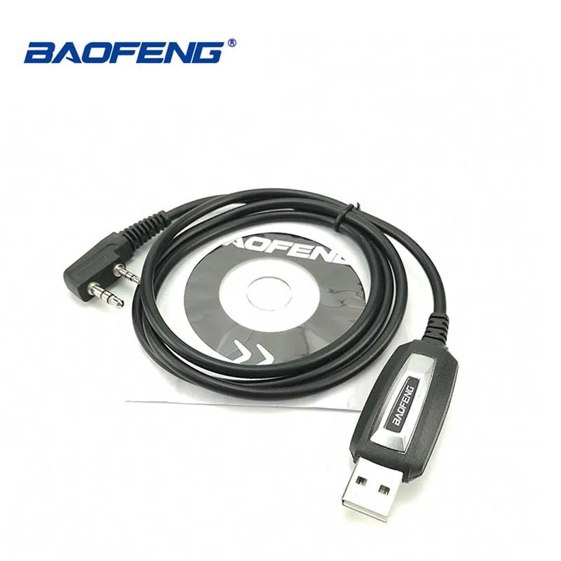 Baofeng USB кабель для программирования UV 5R 5RA 5RE 82 F8 + 6 драйвер с компакт диске