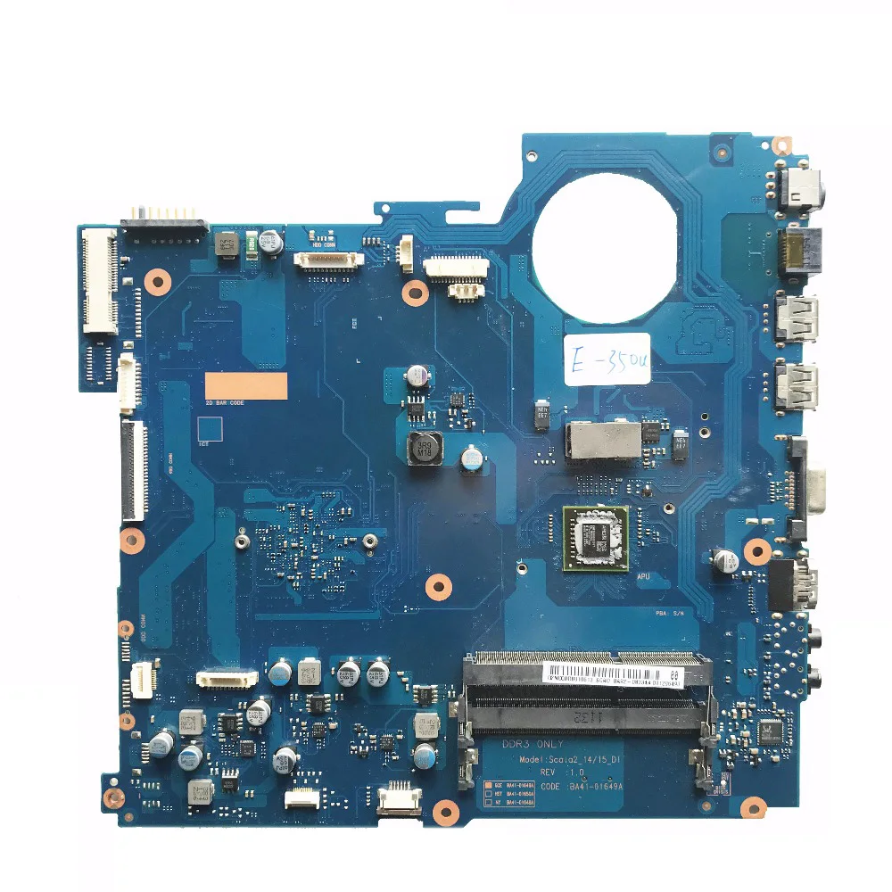 SZWXZY отлично подходит для Samsung RV515 материнская плата портативного компьютера с E350