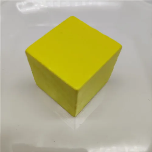 yellow 5 шт./компл. и с принтом «Разноцветные блоки игрушки "Сделай своими руками" деревянный укладки до строительные блоки квадратные кубики для малышей и детей постарше для штабелирования стек Обучающие - Цвет: yellow