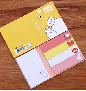 B CXZY Totoro cat kitty Doraemon Baymax липкая записная книжка kawaii бумажная записная книжка наклейка для планировщика почтовый лист офисные канцелярские принадлежности 3B817 - Цвет: B