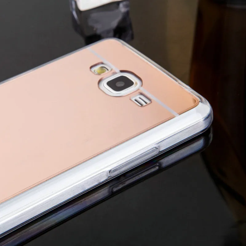 Зеркальный силиконовый чехол из ТПУ для Samsung Galaxy Core Prime SM-G360 G360 G530 A9 A7 2018 S10 Plus A30 A50 M10