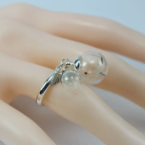 2 шт. кольцо с двойными шариками|ring ring|dandelion ringring ball |