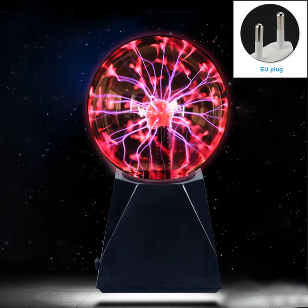 Стекло с адаптеры питания Plasma энергетический шар свет лампы наука вечерние