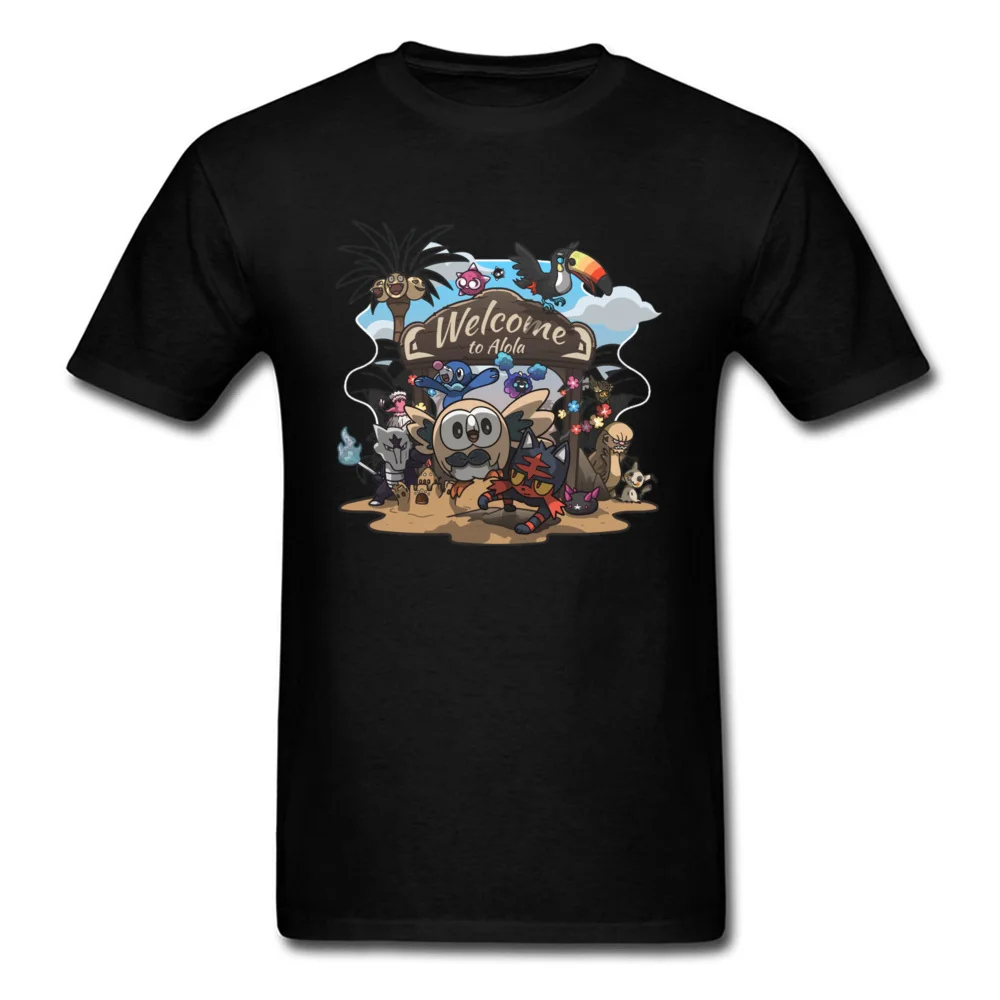 AC DC покемон аниме футболка Пикачу Jigglypuff Gengar Snorlax Mewtwo мультфильм забавная футболка Лучший подарок для мужчин 3D футболки с принтом - Цвет: 0109PK65 20black