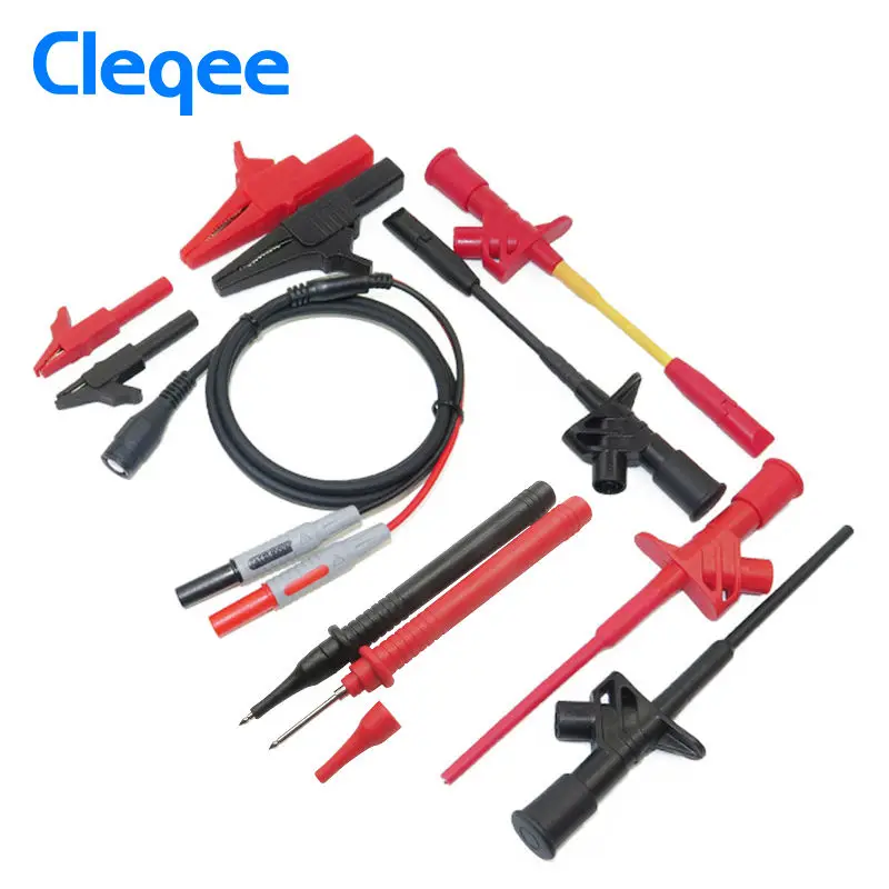 Cleqee P1800D 11-в-1 BNC электронные специализации тест-свинец автомобильный и мультиметр