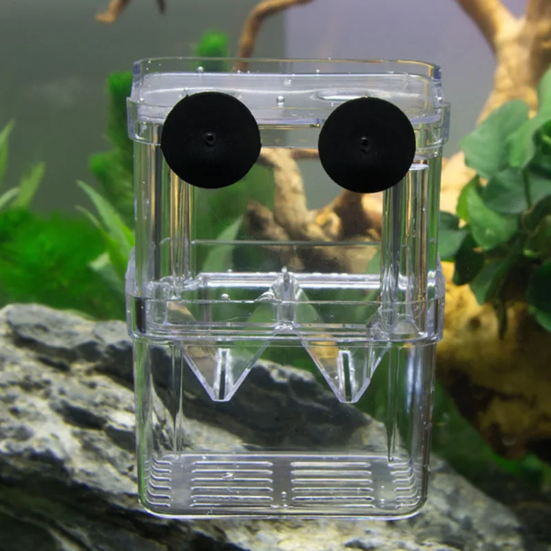Изоляционная коробка Betta для разведения рыб мини аквариум с двумя отверстиями