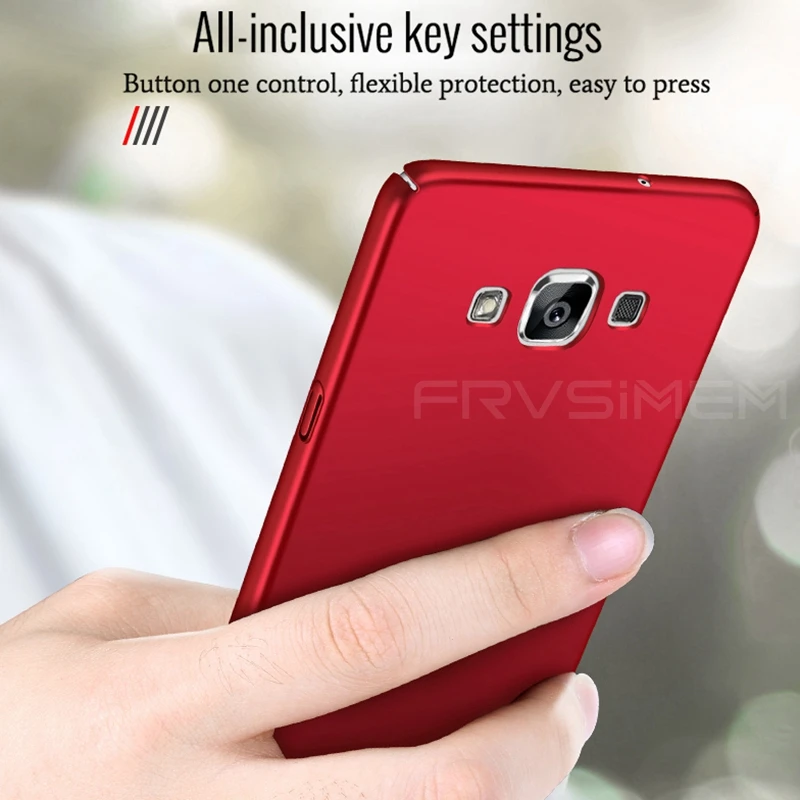 Матовый чехол FRVSIMEM для Samsung Galaxy S5 S6 S7 edge S8 Plus A3 A5 A7 J1 J2 J3 J5 J7 PRIME 2016 2017 NOTE 5 8 чехлы ПК |
