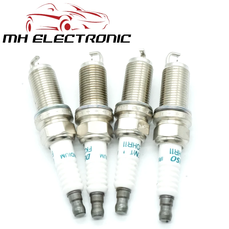 MH ELECTRONIC 4 шт./лот 90919 01247 FK20HR11 Свеча зажигания для TOYOTA VITZ RACTIS IST SIENTA COROLLA AURIS CAMRY LEXUS RAV4