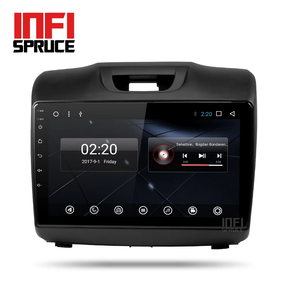 android 8.1 car dvd gps player for Chevrolet S10 ISUZU D-MAX with radio navigation support mirror link steering wheel | Автомобили и