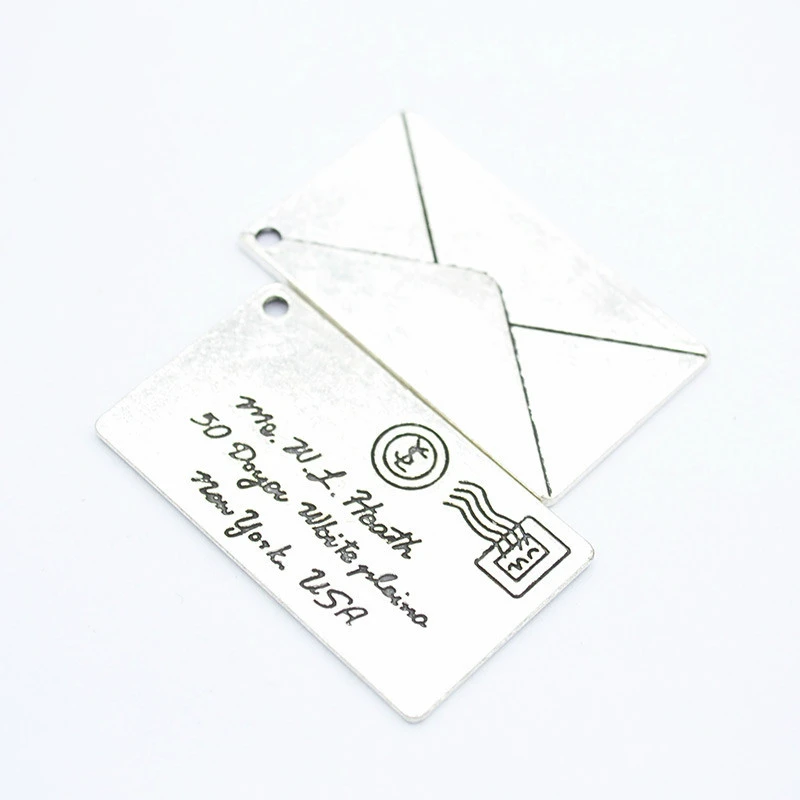 

15pcs Postcard Charms DIY Jewelry Making Pendant Fit Bracelets Necklaces Earrings Handmade Crafts