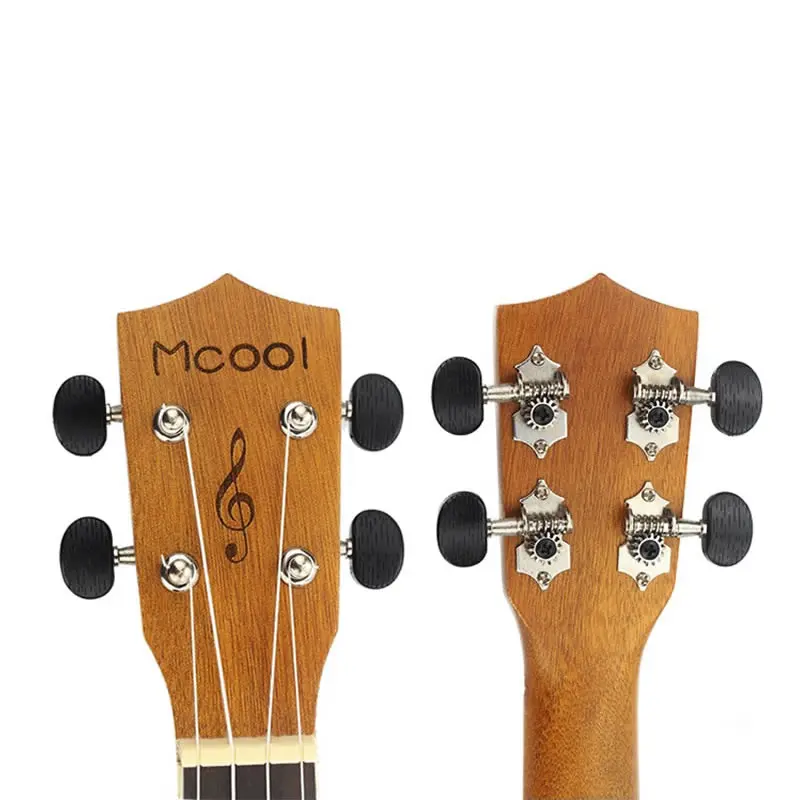 Mcool Высокое качество 21 дюймов сопрано Гавайские гитары Ukelele Sapele Дерево 4 струны