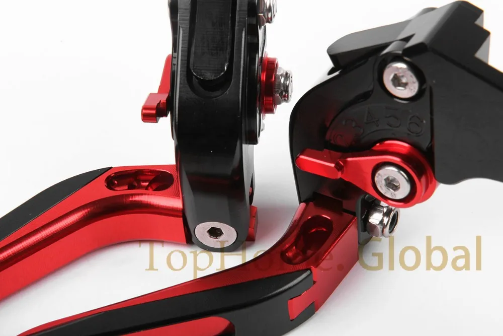 Складные Выдвижные рычаги тормоза для Honda CBR600F F2 F3 F4 F4i 1987 2007 CNC красный 88 89 90 91 92 93 94