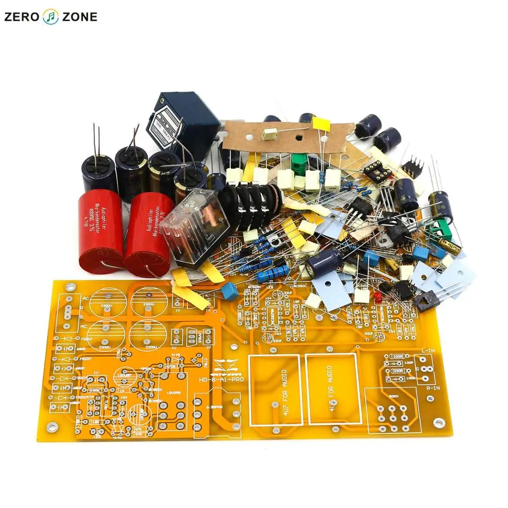 GZLOZONE DIY Kit HD 8 A1 PRO усилитель для наушников Amp box + комплект усилителя