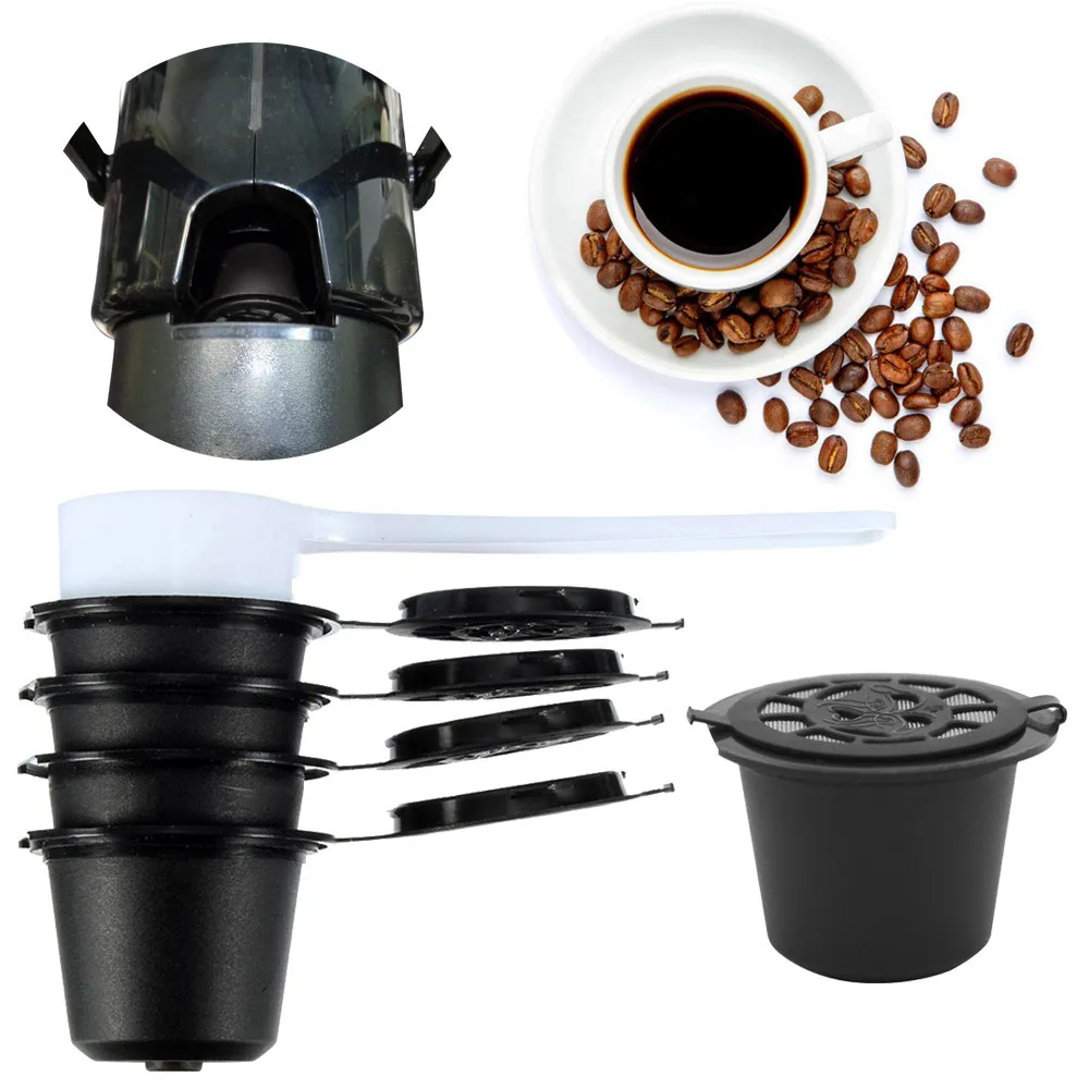 Набор портативный многоразовые Многоразовые кофе капсулы с для Nespresso машины