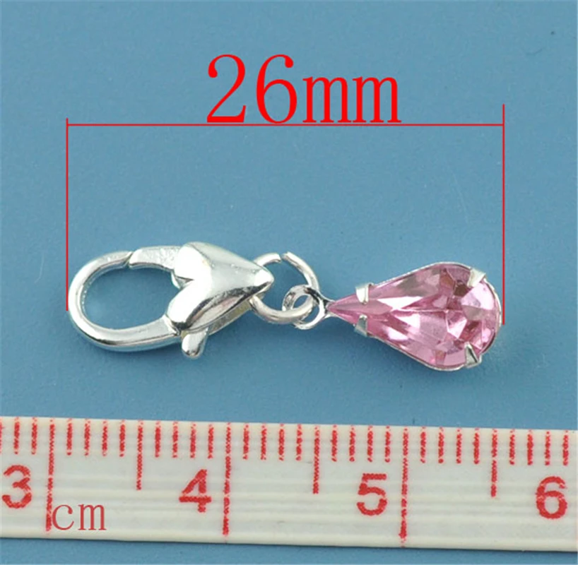 DoreenBeads 10 смешанных капель клип на шармы. Fit звено цепи браслет (B07212) иу|jewelry tongue|jewelry