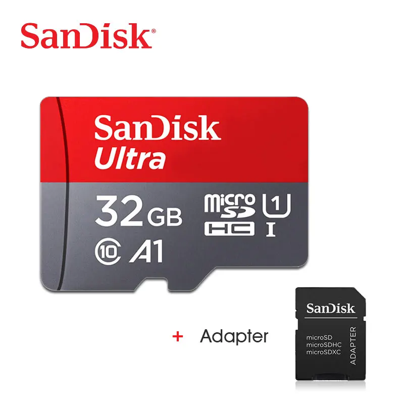 SanDisk Ультра карта памяти 128 Гб 64 ГБ 32 ГБ 16 ГБ Micro sd карта MicroSDHC A1 SD/TF карта UHS-I класс 10 Флэш-карта - Емкость: 32g