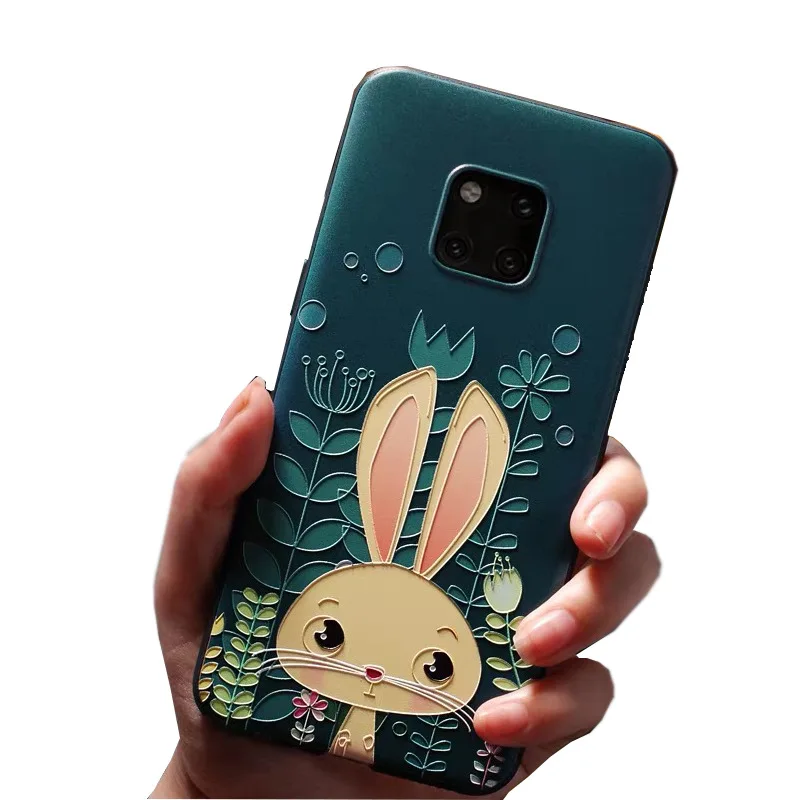 Милый чехол для мобильного телефона Huawei P20 Lite P30 Pro Mate 10 9 чехлы сотовых телефонов
