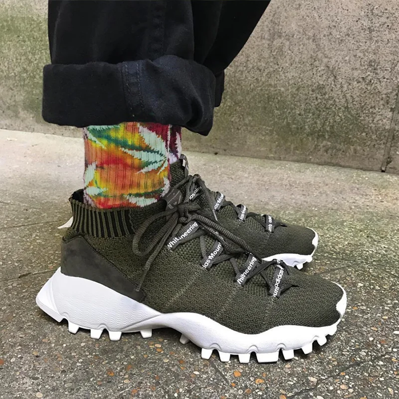 Tie dye модные Для мужчин и wo коттоновые носки толстые махровые осень на зиму Скейт