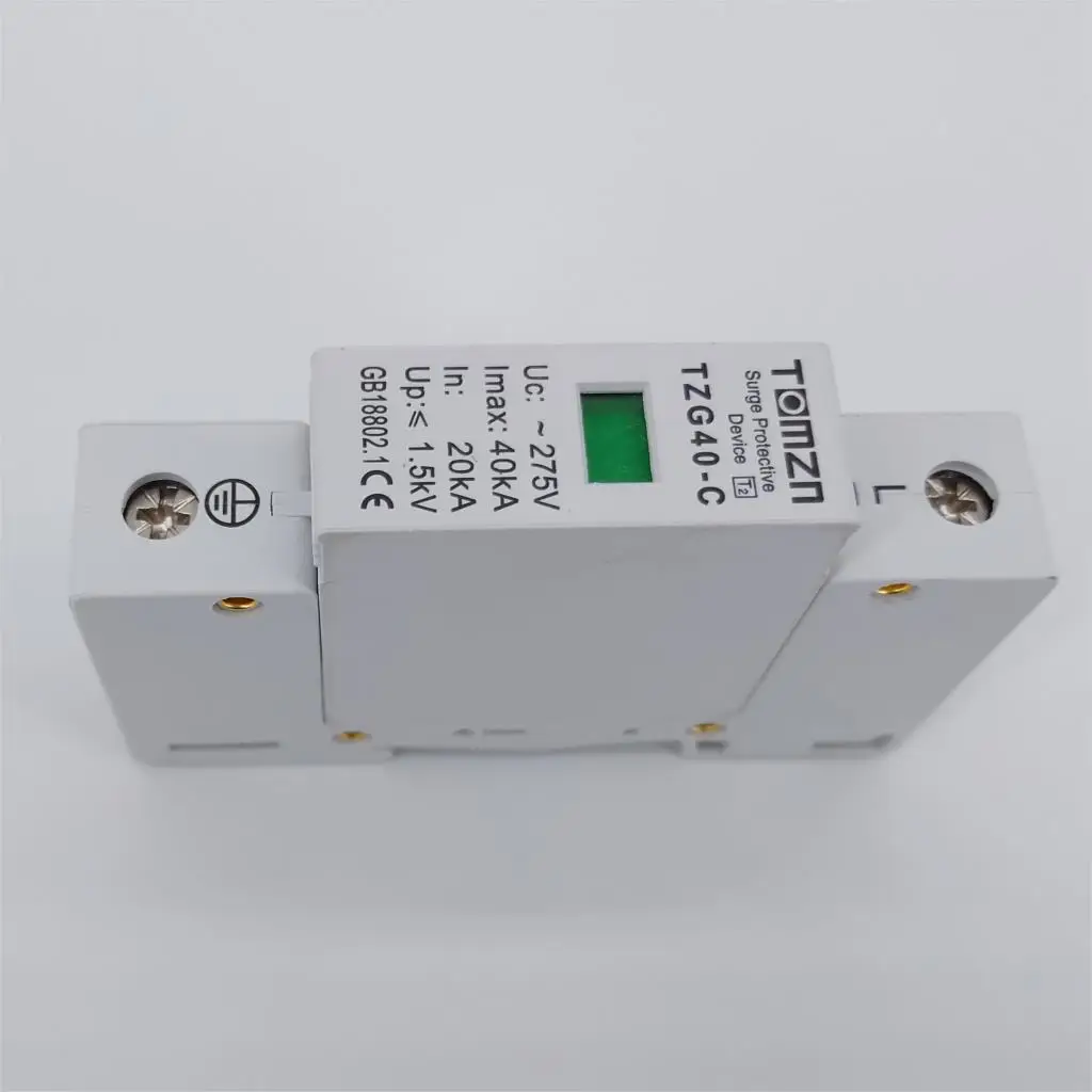 Переменного тока, сетевой фильтр СПД 1P 20KA~ 40KA 275V дом Стабилизатор напряжения защитные защита от низкого напряжения и коммутационных перенапряжений устройства