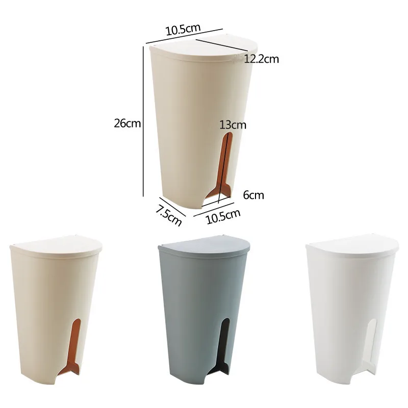 

Plastic Bag Dispenser Kitchen Bags Storage Holder Household Wall Hanging Garbage Bag Box Kitchen Organizer
