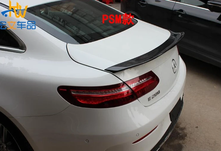 W238 C238 E Class углеродного волокна авто задний багажник спойлер крыло для Mercedes Benz E250 E400 E500 E550