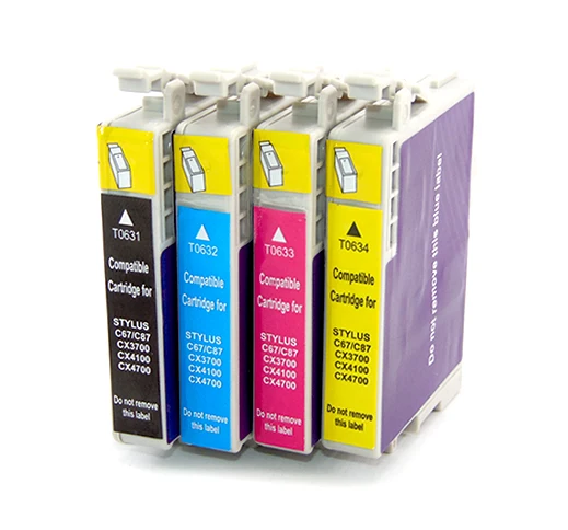 Чернильные картриджи einkstore T0631 T0634 для Epson Stylus C67 C87 CX4100 CX4700 CX3700 C87PE epson t0631|ink cartridge|ink