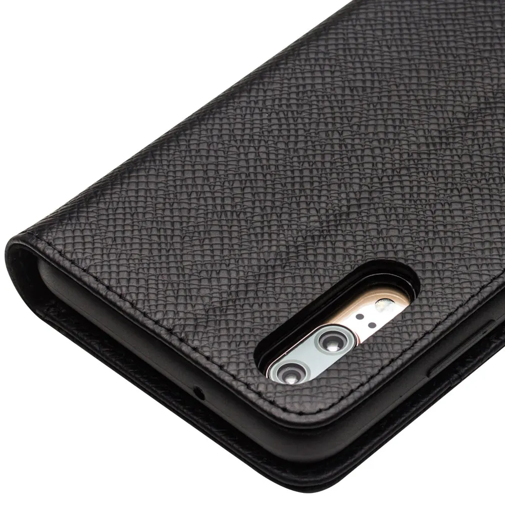 Чехол-книжка QIALINO из натуральной кожи для Huawei P20 чехол-бумажник ручной работы с