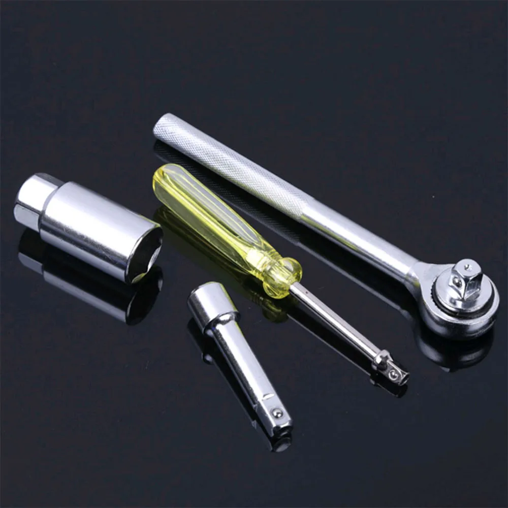 

40pcs Ratchet Hand Tool Kit Precision Socket Car Wrench Set Sleeve Car emergency repair tool kit Various screw size Ratchet