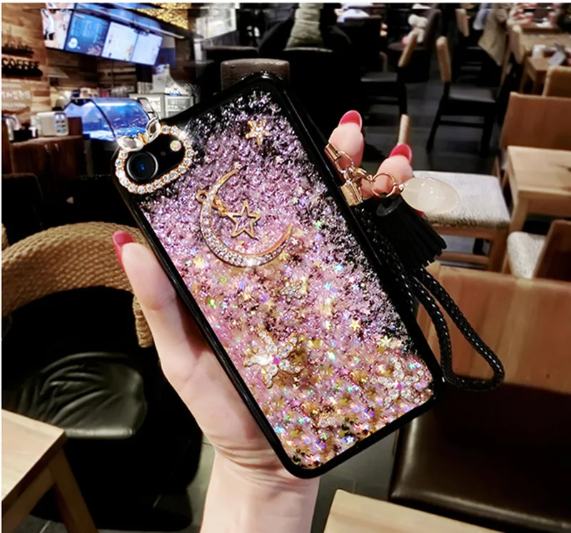 LaMaDiaa для iphoneXS MAX XR 6 7 8 Plus 11 12 Pro Роскошный Бриллиантовый чехол с морскими звездами