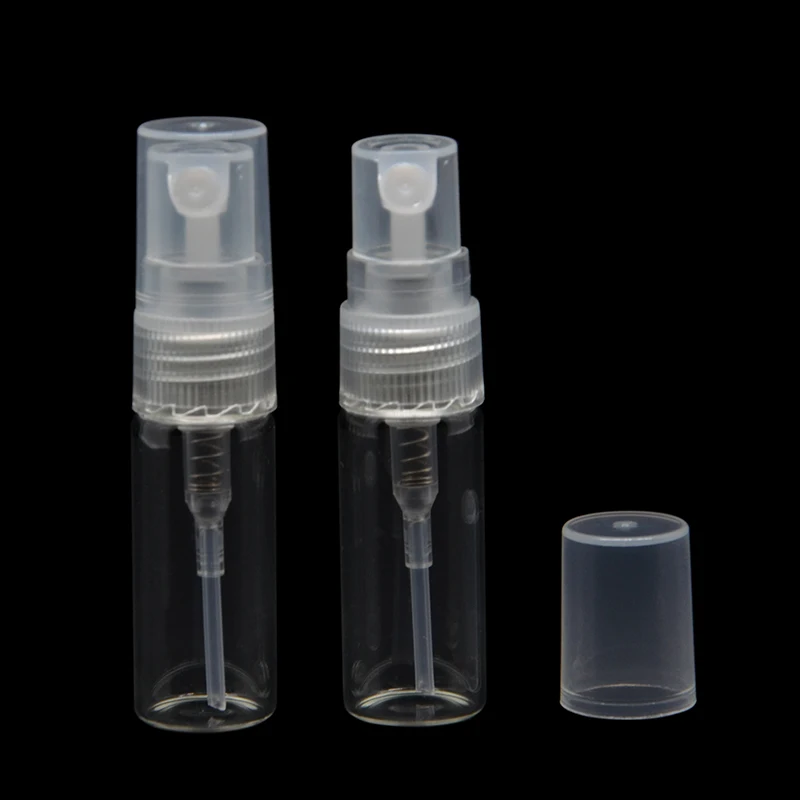 

3ML 5ML 100PCS Clear Mini Sample Refillable Spray Glass Perfume Bottle&Empty Parfume Bottles Atomizer Small Cosmetic Container