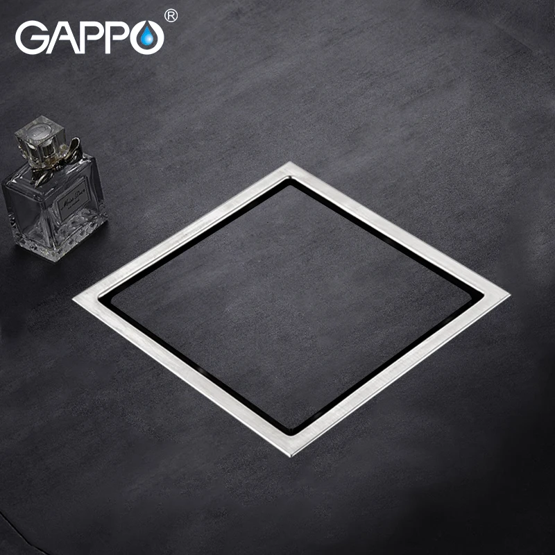 

Слив GAPPO сток в полу из нержавеющей стали, напольный Слив для ванной комнаты, душевой кабины, слив в полу сито для душа