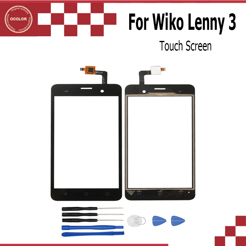 Ocolor для Wiko Lenny 3 сенсорная панель 100% новый сенсорный экран дигитайзер стекло