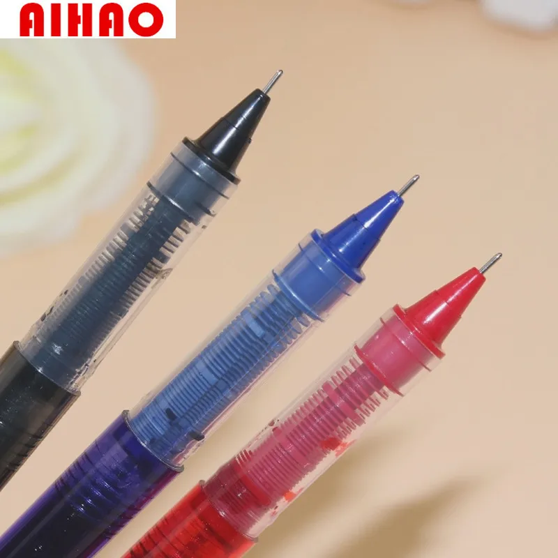 AIHAO Фирменная гелевая ручка с 0 5 точками гладкое письмо 12 шт. шариковая школьный